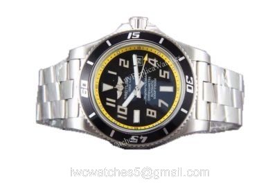 Breitling Superocean Chronometre Abyss Watch Stainless Steel Yellow Inner 1