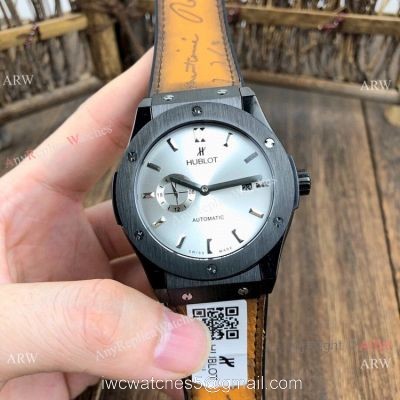 Copy Hublot Classic Fusion Black Case Automatic Watches 42mm 1