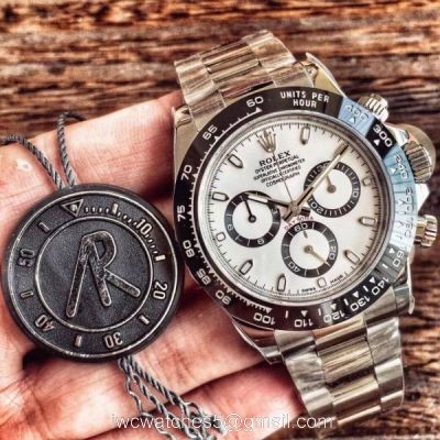 High Qualtiy Copy Rolex Daytona Panda Face Black Ceramic Bezel Watch Swiss Grade 4130 AR Factory 1