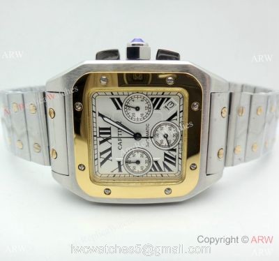 Replica Cartier Santos Chronograph Watch 38mm 1