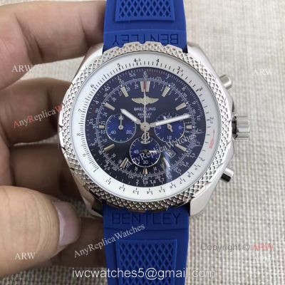 Breitling 1884 Bentley Motors T SS Black Dial w Blue Sub-dial Watch 1