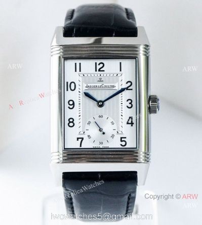 AN Factory Swiss Grade Copy Jaeger-LeCoultre Q2788520 Reverso Duoface Watch SS White Face 1
