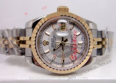 Replica Rolex lady Datejust Watch 2-Tone Jubilee 26mm Watch 1