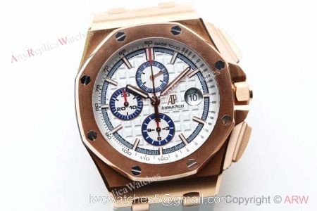 JH AUDEMARS PIGUET 26400SO CAL.3126 44MM ROSE GOLD CASE WATCH 1