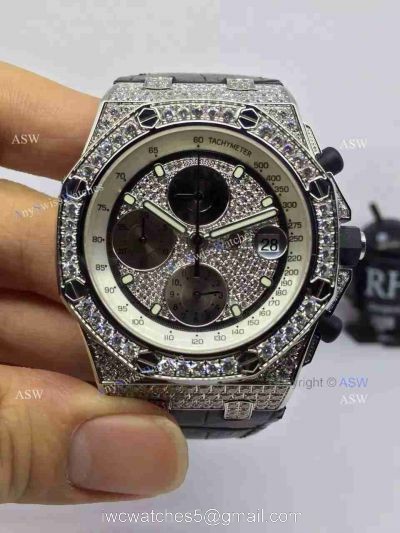 Swiss Replica Audemars Piguet Watch Diamond Dial / Diamond Case 1
