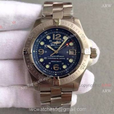 Knockoff Breitling Superocean Steelfish Watch Stainless Steel Blue Face 1