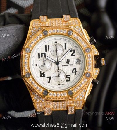 Buy Replica Audemars Piguet Royal Oak Offshore Watch Iced Out AP 1