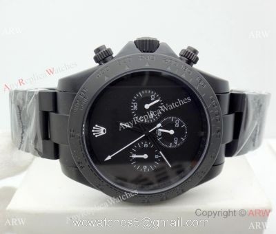 Newest Replica Rolex Daytona Automatic Watch w/ All Black Case 1