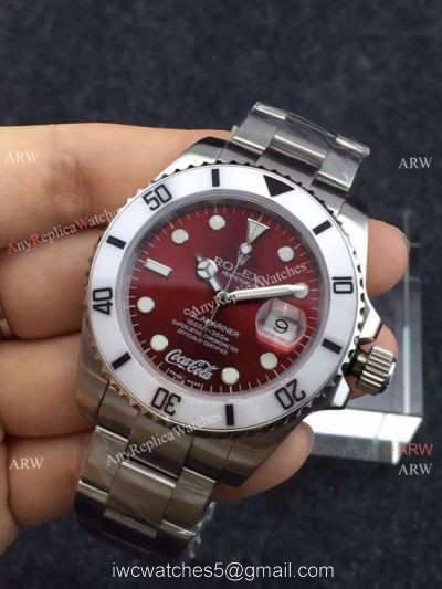 Swiss Replica Rolex Submariner Red Dial watch Coca Cola Limited Edition 1