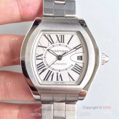 Swiss Grade Cartier Roadster ETA 2892 Stainless Steel Watch Replica 1