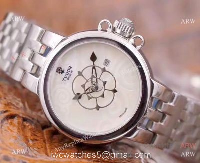 AAA Replica Tudor Clair de Rose Ladies Watch SS White MOP 1