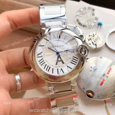 Copy Cartier Ballon Bleu 8215 Automatic Watch Stainless Steel 42mm 1