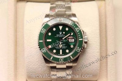 Green Face Rolex Replica Submariner Watch Swiss Eta 2836 Movement 1