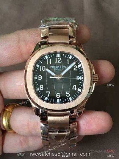 Swiss Patek Philippe Aquanaut 324SC Rose Gold Blue Dial Knockoff Watch 1