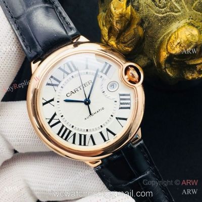 V6 Factory Swiss ETA2824 Cartier Ballon Bleu De Automatic Watch 42mm 1