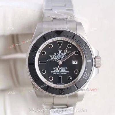 High Quality Rolex Sea Dweller Deepsea Replica Watches Black Dial 44MM 1