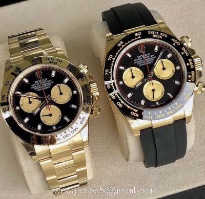Gold Rolex Daytona Swiss 4130 Replica Watches From Noob Factory 1