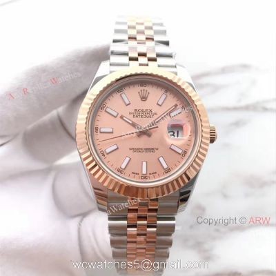 (EW) Rolex Datejust II ETA3255 2-Tone Rose gold Jubilee Watch Buy AAA Replica Watches China 1