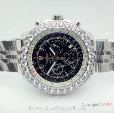 Replica Breitling For Bentley Motors Diamond Bezel Watch For Sale 1