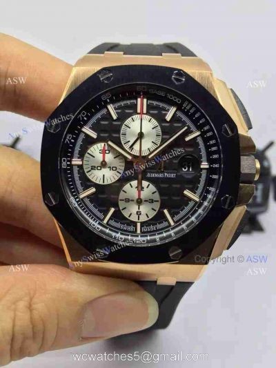 Swiss Audemars Piguet Royal Oak Offshore EARRICHELLO Replica Watch ROSE GOLD 1