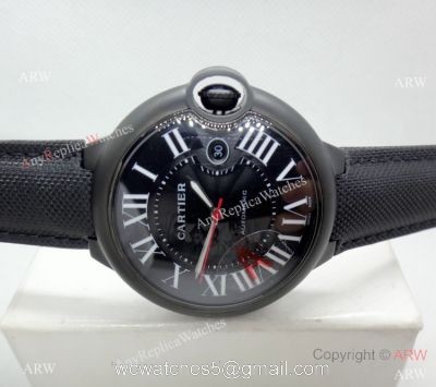 Cartier Ballon Bleu Black ADLC Case Wristwatch Newest Replica 1