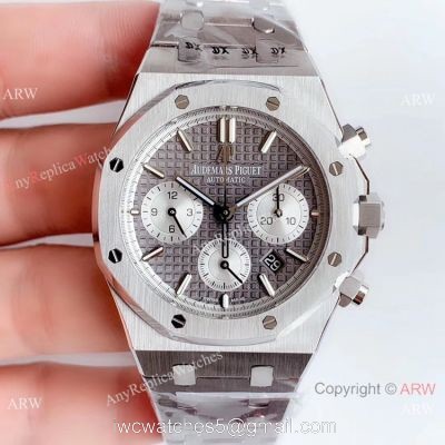 Swiss Grade 1 Copy Audemars Piguet Royal Oak Chronograph 41mm Watch Gray Face 1