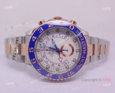 Swiss AAA Grade 2-Tone Rose Gold Rolex Yacht-Master II 44mm 7750 Movement 1