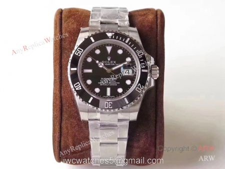 Best 1:1 Replica VR Factory Swiss 2824 Rolex Submariner Black Dial Watch 40mm 1