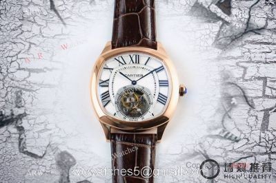 Replica Swiss Cartier Drive De Rose Gold Watch White Dial 41mm 1