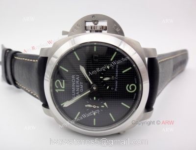 Panerai Power Reserve GMT Black Dial Replica Watch 1
