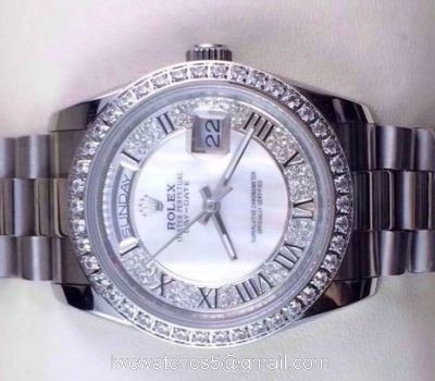 Rolex Presidential Diamond Bezel Replica Watch Day Date 36mm 1