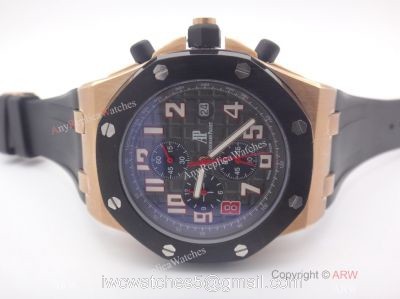 Audemars Piguet Royal Oak Offshore Replica Watch Rose Gold Red 8 Dial 1