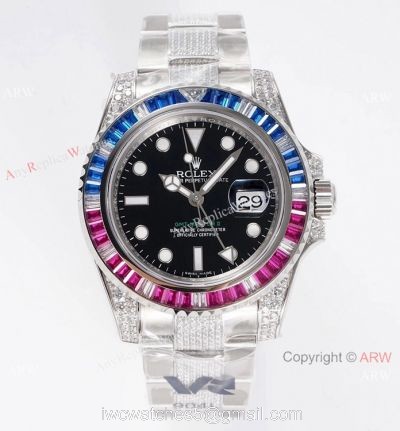 Swiss 1:1 VR Factory &8216;MAX Rolex GMT-Master II 116759 Saru Watch Diamond Band 1