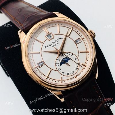 PPF Factory Patek Philippe Annual Calendar Rose Gold watch Swiss Grade 1 1