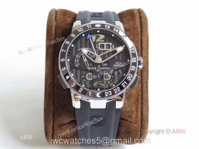 Copy Ulysse Nardin El Toro UN-32 SS Black Dial Watch Swiss Grade 1