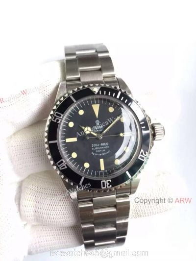 Replica Tudor Vintage Submariner Rotor Stainless Steel Mens Watch 1