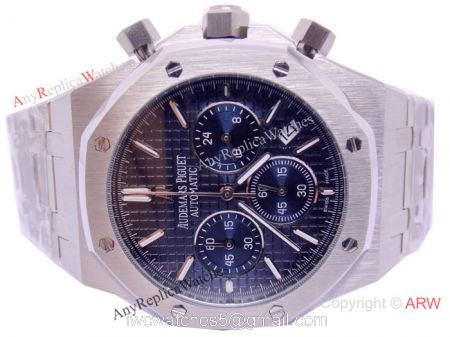 Fake Audemars Piguet For Sale Royal Oak Chronograph Blue Face Watch 1