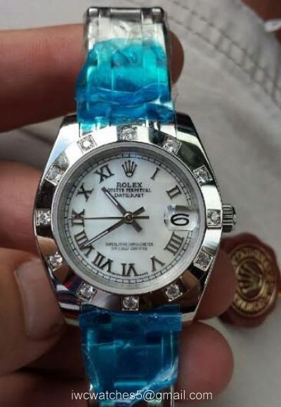Ladies Rolex Masterpiece Datejust Watch / White MOP Roman Dial 1