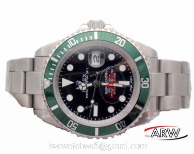 Rolex 50th Anniversary Kermit Submarimer Replica Watch 16610LV 1