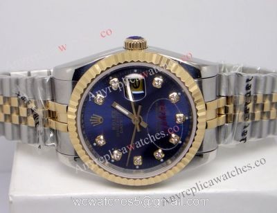 Rolex Datejust Blue Face Jubilee 36mm Men Watch Rolex 16233 Fake Bracelet 1