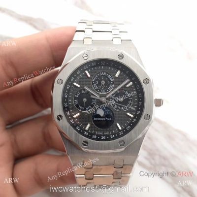 Audemars Piguet Royal Oak Perpetual Calendar Replica Watch Stainless Steel Black Dial 41mm 1
