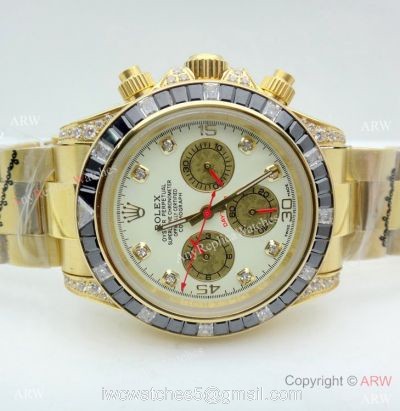 Limited Edition Daytona Rolex Rainbow Replica Watch 42mm 1