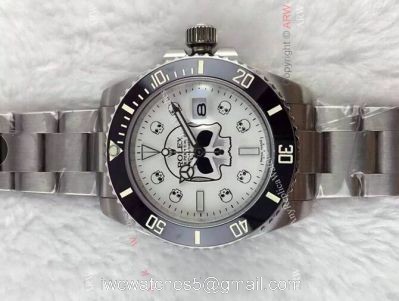 High Quality Rolex Skull Watch Copy Rolex Submariner Date 40mm Watch 1