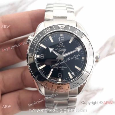 Swiss Grade Omega Seamaster GMT 600m Replica Watch SS New Bezel 1
