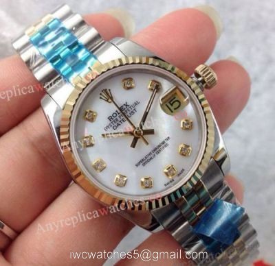 Copy Rolex 2-Tone Datejust Gold Watch 31mm High Quality 1