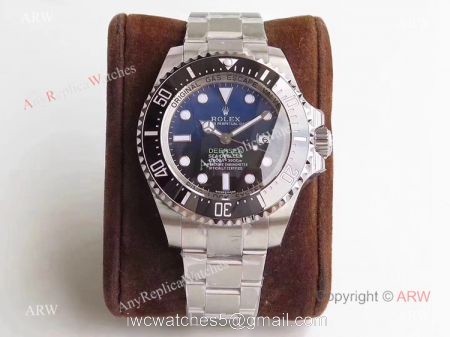 Best 1:1 Replica VR Factory Swiss 2824 Rolex Deepsea Sea Dweller Ref.116660 D-Blue Watch 44 mm 1
