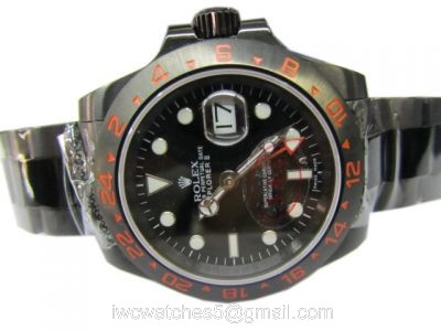 Replica Rolex Explorer II Men Watch: Orange Hand &038; Orange Markers 1
