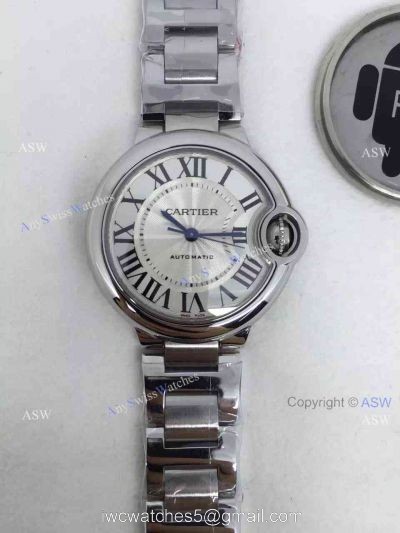 Replica Swiss Cartier Ballon Bleu Ladies Watch Stainless Steel 1
