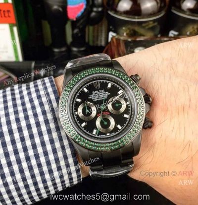 New Daytona Rolex Rainbow Replica Watch All Black Limited Edition 1