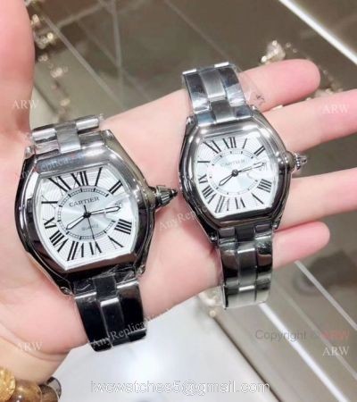 Cartier Roadster Stainless Steel Lovers Watch AAA Replica 1